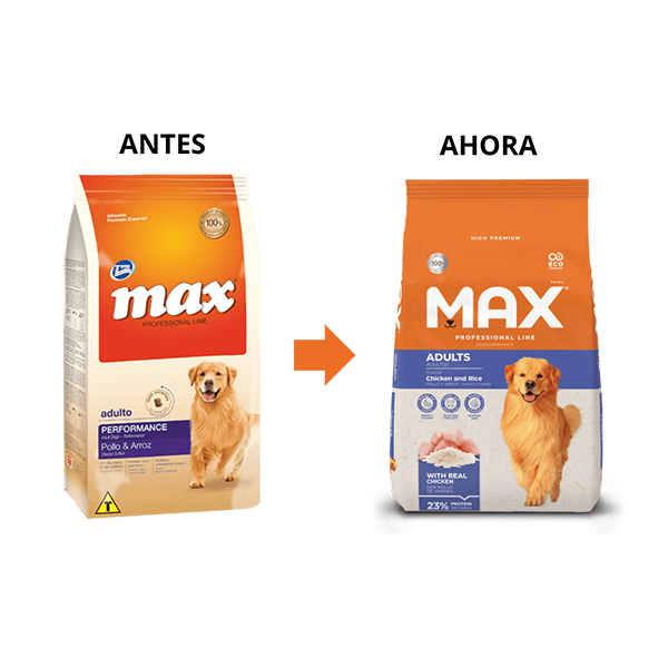 Max Professional Line Adulto Performance Pollo y Arroz