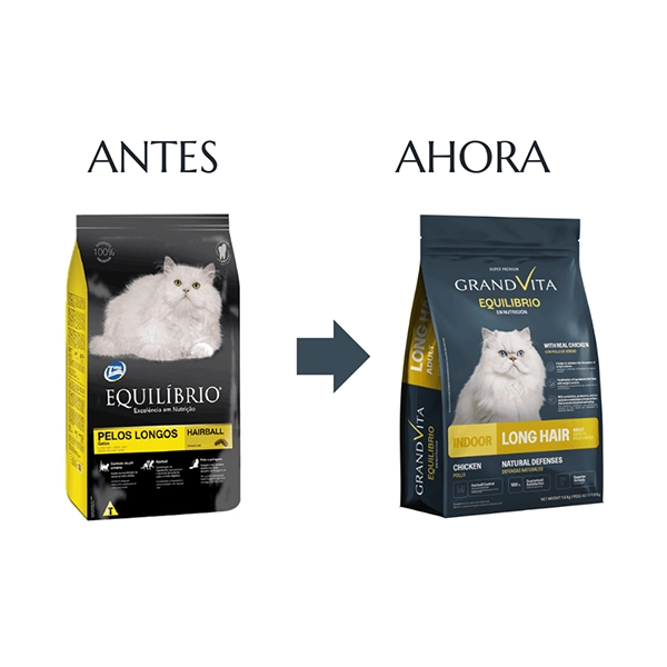 Equilibrio Gato Adulto Pelo Largo