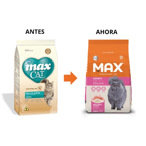 Max Cat Adultos Pollo Y Arroz