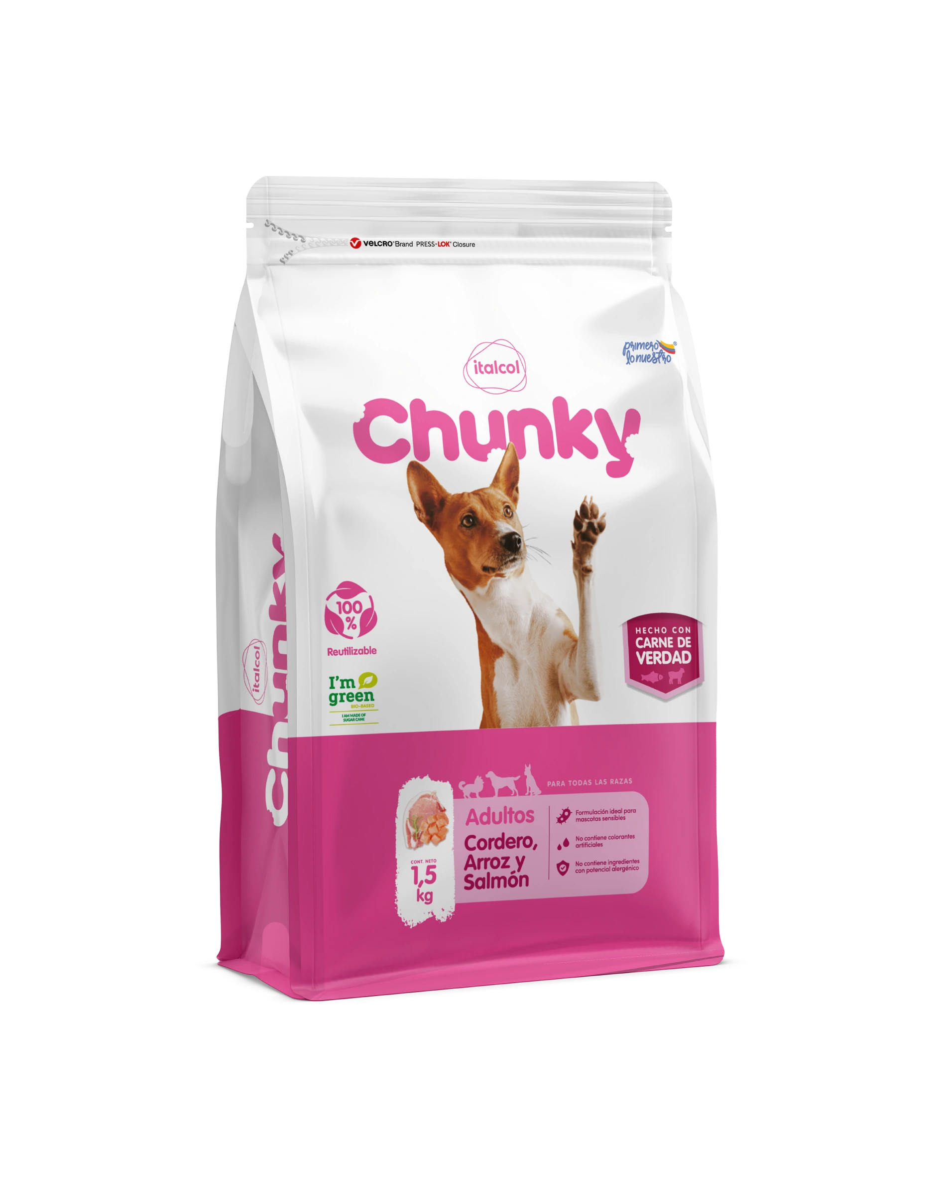 Chunky Adulto Cordero, Arroz y Salmón