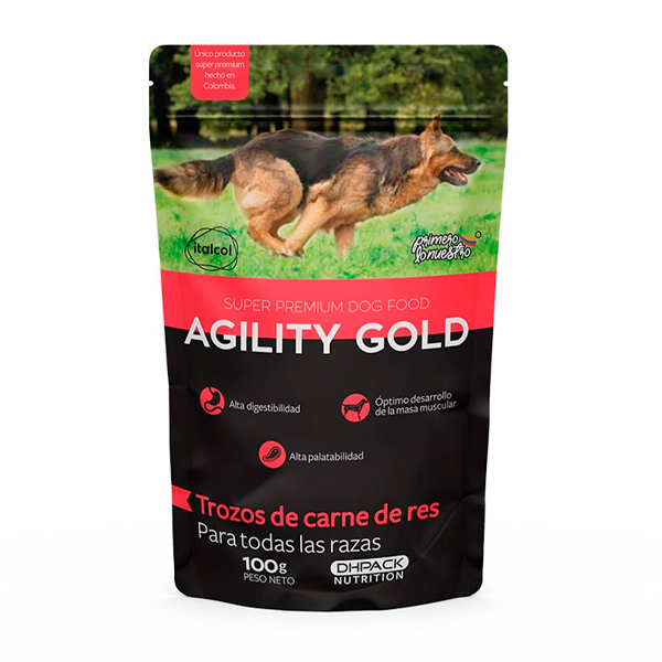 Agility Gold Trozos De Carne Res