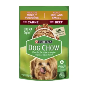 Dog Chow Sobre Minis Y Pequeños Carne