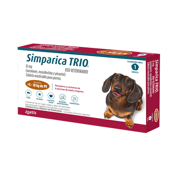 Simparica Trio x 1 Tab (5 - 10 Kg)