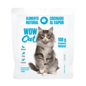 Comida Natural Gatos, Pollo Salmón y Ternera