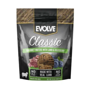 Evolve Dog Snack Classic Wafers Al Horno Cordero