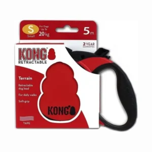 Kong Correa Retractil Terrain Small Roja 20 Kg