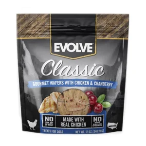 Evolve Dog Snack Classic Wafers Al Horno Chicken