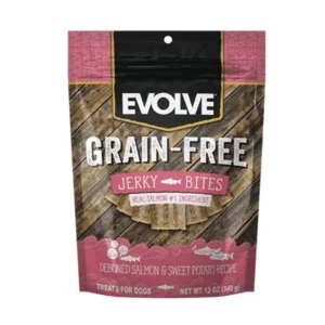 Evolve Dog Snack Grain Free Jerky Salmón