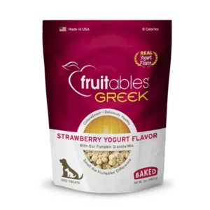 Fruitables Perro Snack Yogur Griego de Fresa