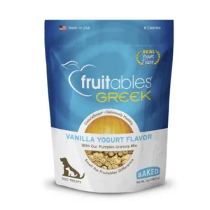 Fruitables Dog Snack Yogur Griego de Vainilla