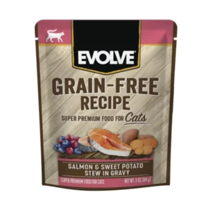 Evolve Gato Sobre Salmón y Patatas Dulces