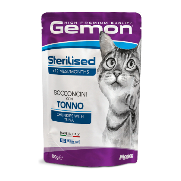 Gemon Pouche Gato Sterilized With Tuna Dory