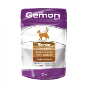 Gemon Pouche Gato Senior With Turkey
