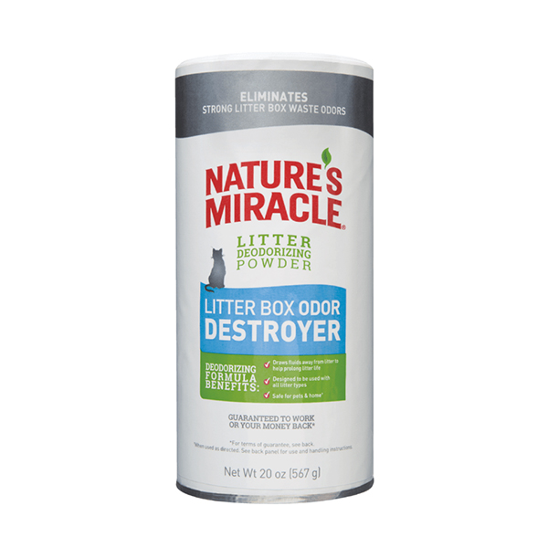 Natural Mircale Nature Miracle Gato Polvo Destructor De Olores Caja Arena