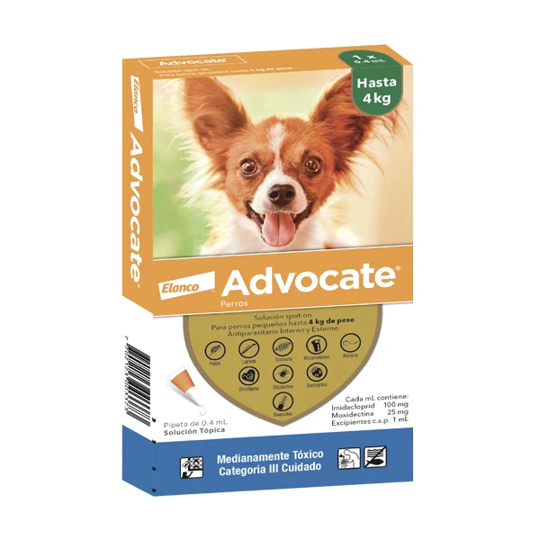 Advocate Perro (Hasta 4Kg)