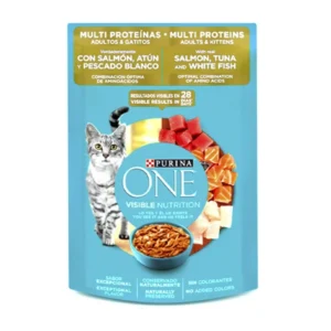 Purina One Gato Adulto, Salmón, Atún y Pescado Blanco