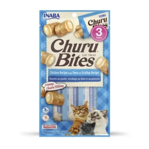 Churu Bites Gato x3 Pollo, Atún y Mariscos
