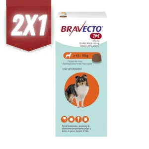 Bravecto Perros 37 Días (4.5 A 10Kg)