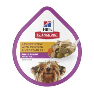 Hill’s Science Diet Savory Stew Adult Small Paws Pollo y Vegetales