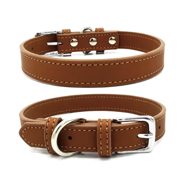 Collar De Cuero Para Perro - Imagen 4