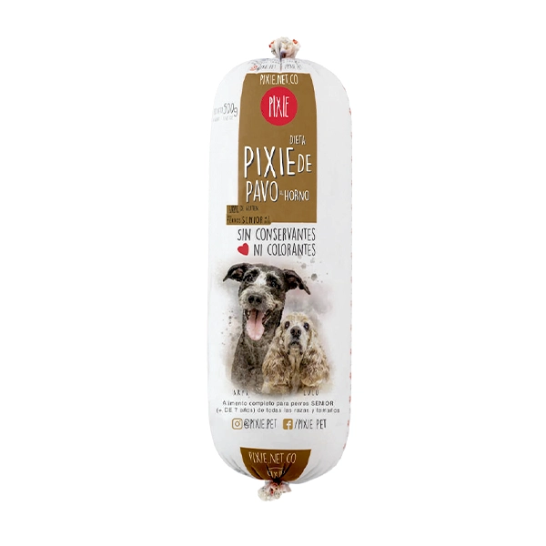 Pixie Pavo Natural para Perros Senior Bajo en Grasa y Proteína |