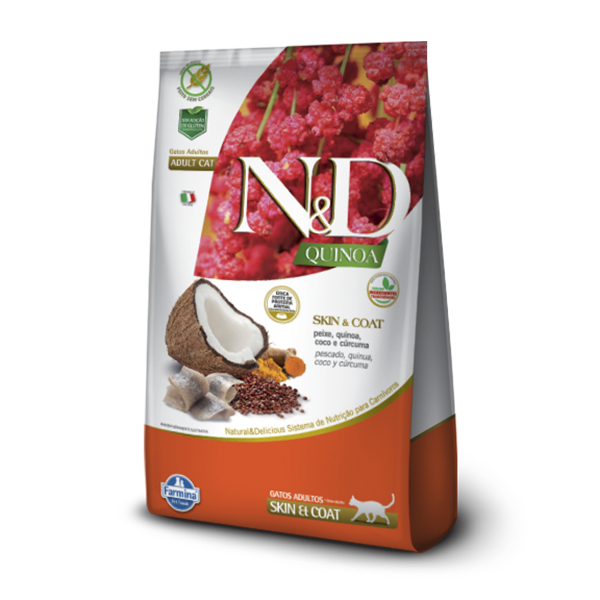 N&D Quinua Felino Skin Coat