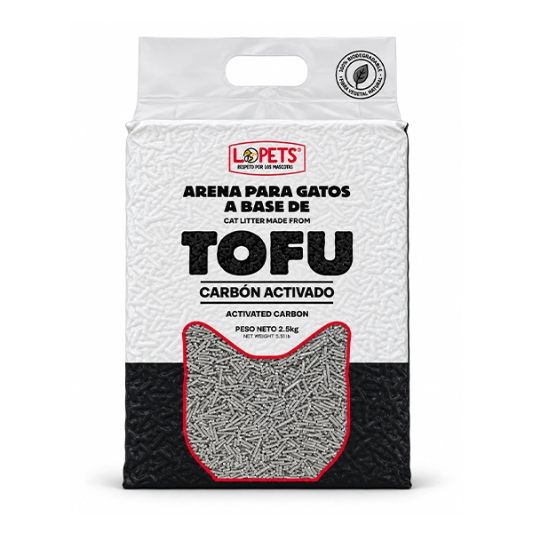 LoPets Arena a Base de Tofu Carbón Activado