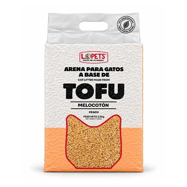 LoPets Arena a Base de Tofu Melocotón