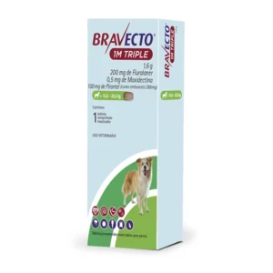Bravecto 1M Triple para Perros 10-20Kg x 1Tab