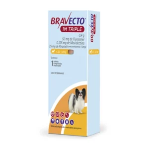 Bravecto 1M Triple para Perros 2.5-5Kg x 1Tab